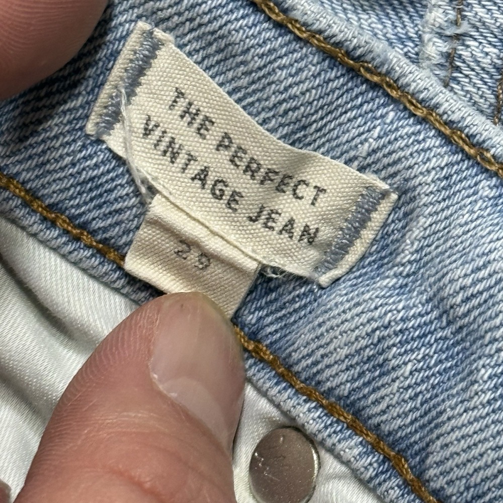 Madewell Jeans Womens Size 29 Blue The Perfect Vintage Jean High Rise Light Wash - Picture 4 of 16